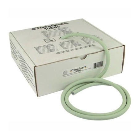 Fabrication Enterprises Thera-Band Latex Exercise Tubing, Silver, 100' Roll/Box 10-1326